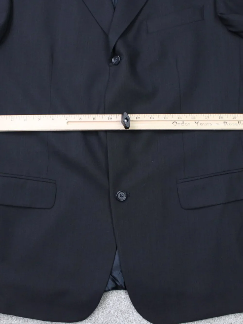 Joseph & Feiss Blazer Mens 41 Regular Black 100% Worsted Wool International